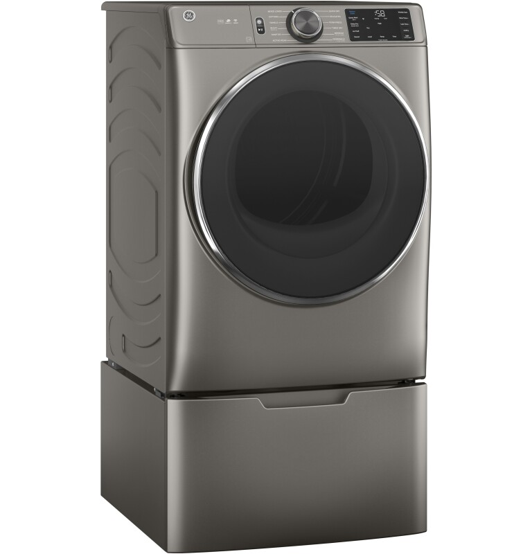 7.8 cu. ft. Capacity Smart Front Load Gas Dryer with Steam and Sanitize Cycle GFD65GSPNSN