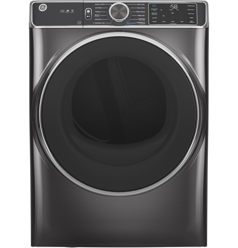 7.8 cu. ft. Capacity Smart Front Load Electric Dryer with Steam and Sanitize Cycle GFD85ESPNRS