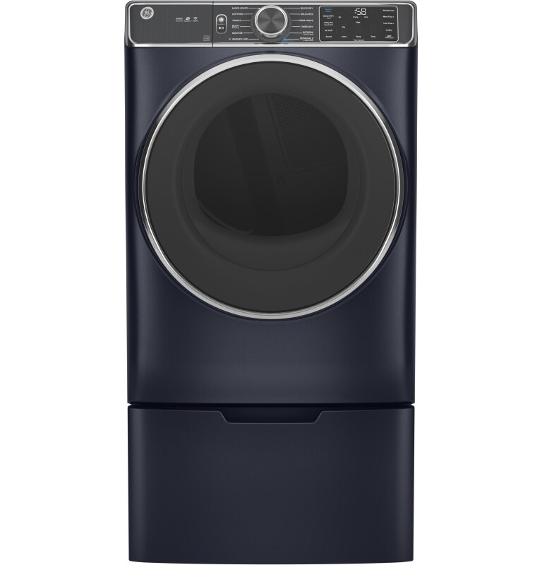 7.8 cu. ft. Capacity Smart Front Load Electric Dryer with Steam and Sanitize Cycle GFD85ESPNRS