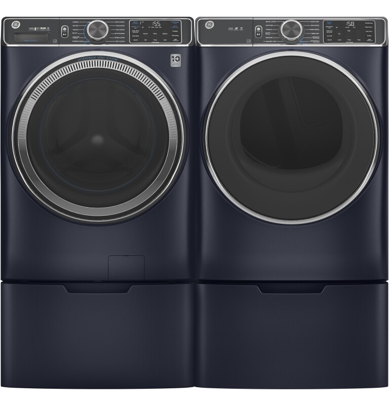 7.8 cu. ft. Capacity Smart Front Load Electric Dryer with Steam and Sanitize Cycle GFD85ESPNRS