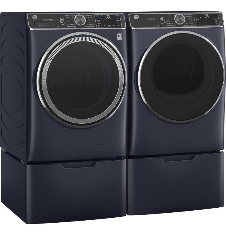 7.8 cu. ft. Capacity Smart Front Load Electric Dryer with Steam and Sanitize Cycle GFD85ESPNRS