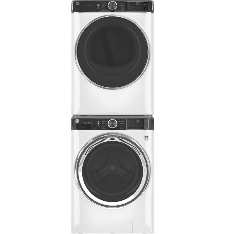 7.8 cu. ft. Capacity Smart Front Load Electric Dryer with Steam and Sanitize Cycle GFD85ESSNWW