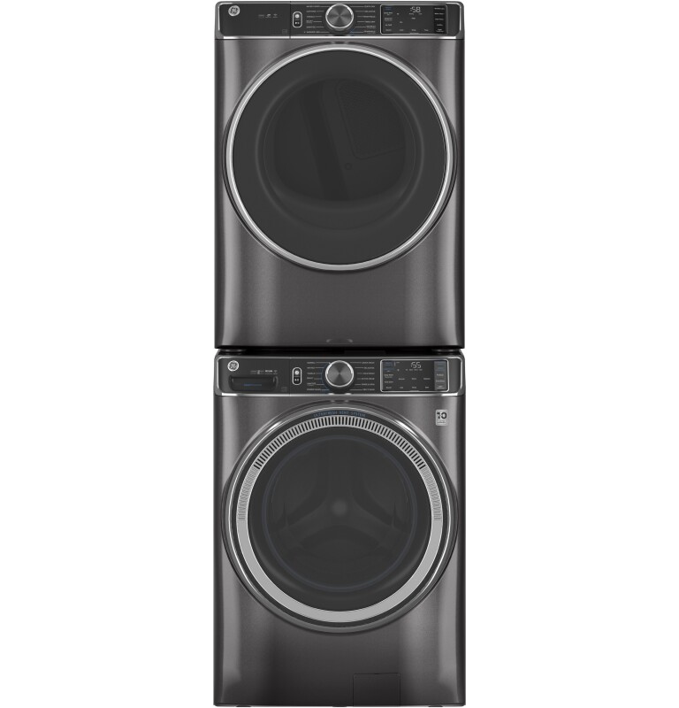 7.8 cu. ft. Capacity Smart Front Load Gas Dryer with Steam and Sanitize Cycle GFD85GSPNDG