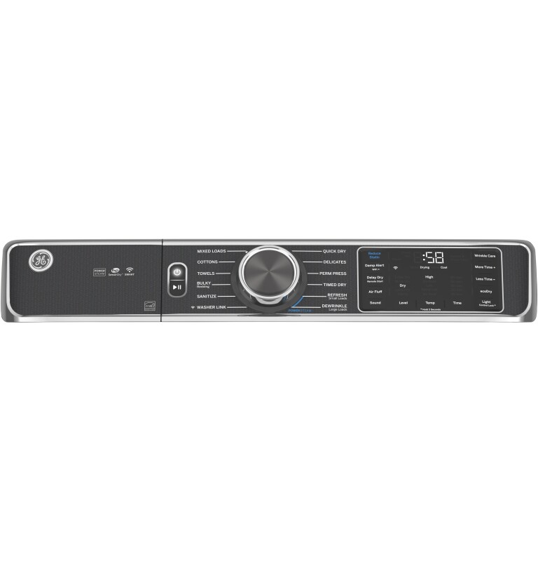 7.8 cu. ft. Capacity Smart Front Load Gas Dryer with Steam and Sanitize Cycle GFD85GSPNRS