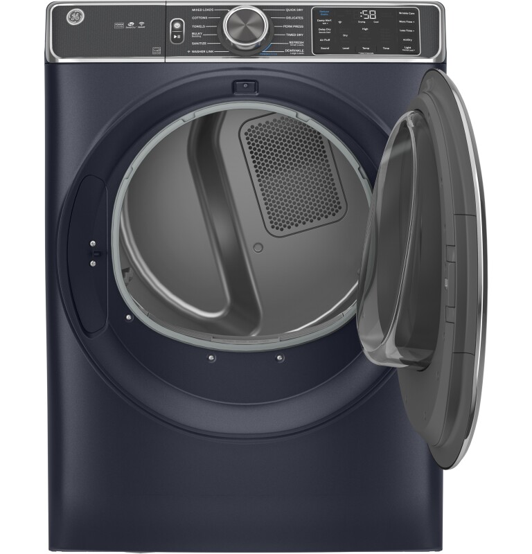 7.8 cu. ft. Capacity Smart Front Load Gas Dryer with Steam and Sanitize Cycle GFD85GSPNRS