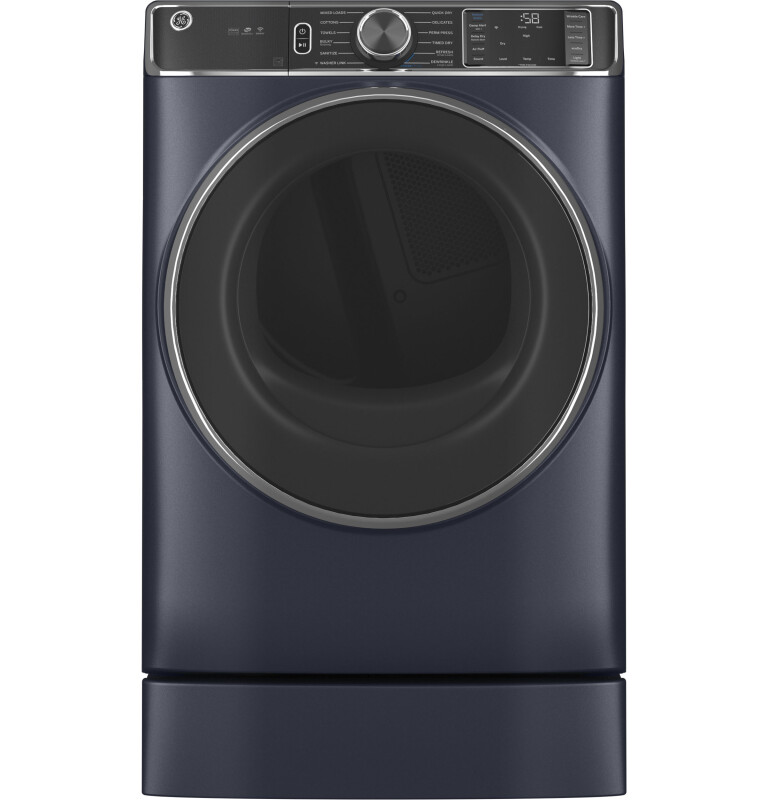7.8 cu. ft. Capacity Smart Front Load Gas Dryer with Steam and Sanitize Cycle GFD85GSPNRS