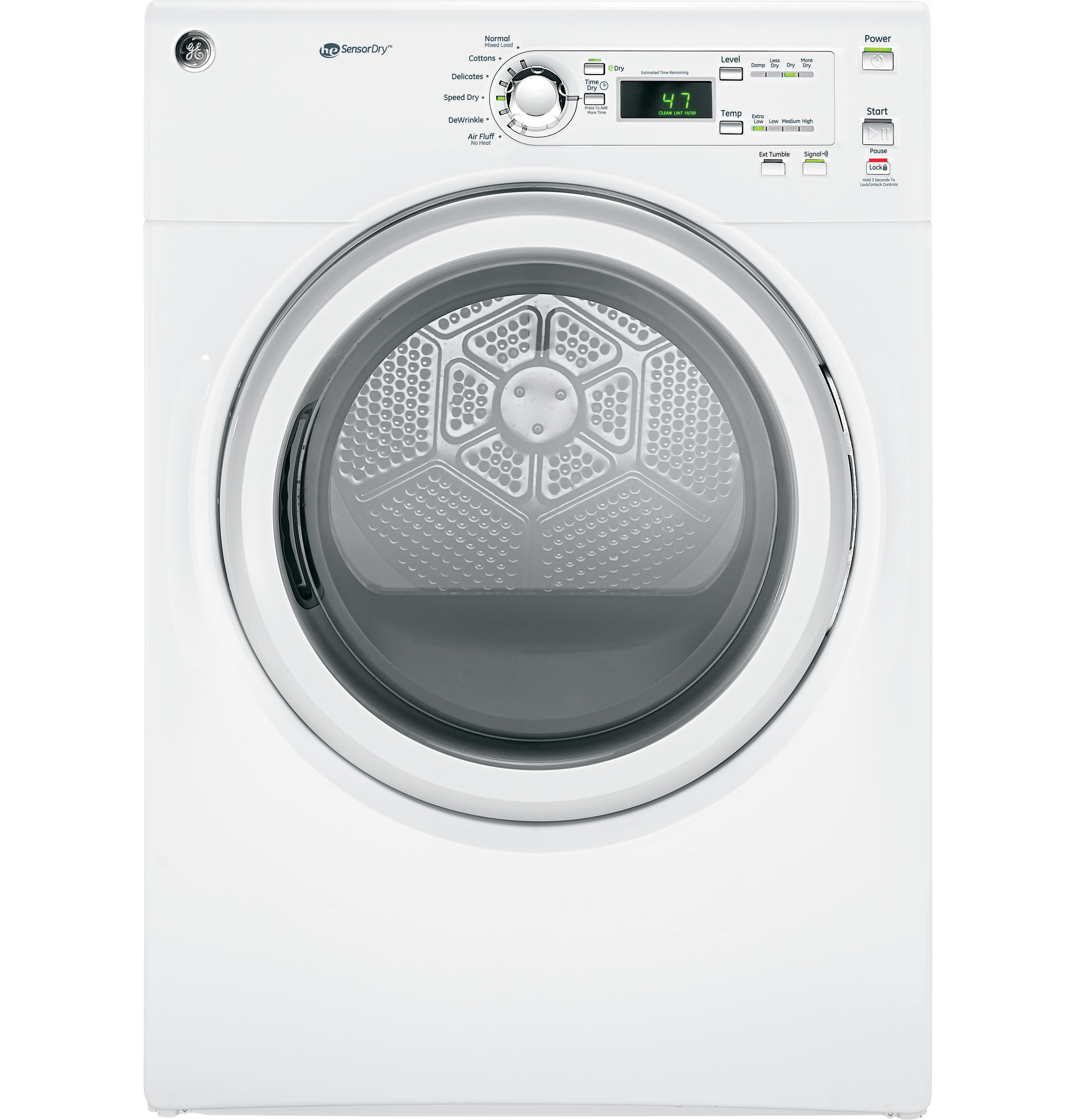 7.0 Cu. Ft. capacity Dura Drum electric Dryer GFDN110EDWW