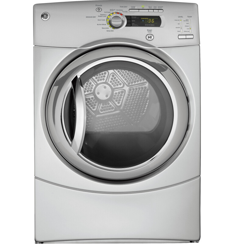7.0 cu. ft. stainless steel capacity frontload dryer GFDN245ELMS