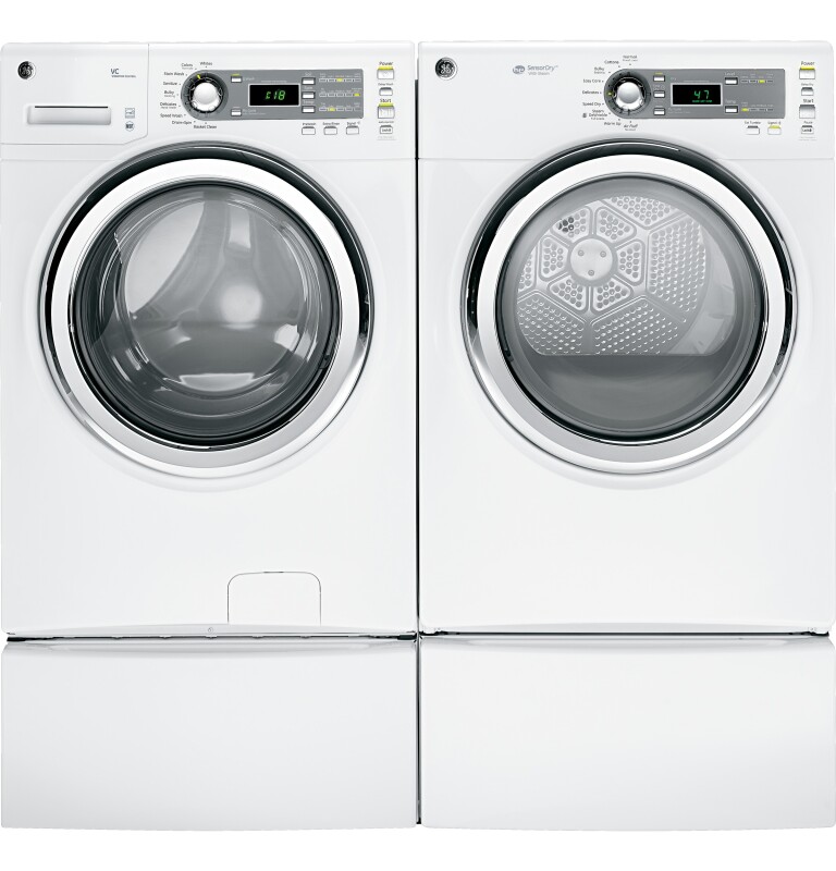 7.0 cu.ft. capacity electric dryer with steam GFDS140EDWW