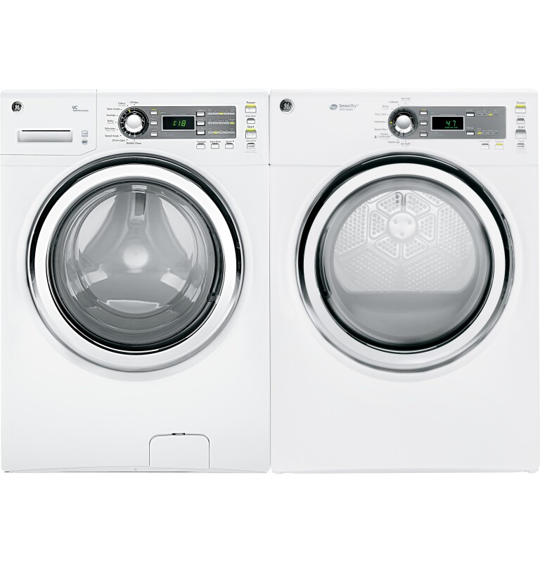 7.0 cu.ft. capacity electric dryer with steam GFDS140EDWW