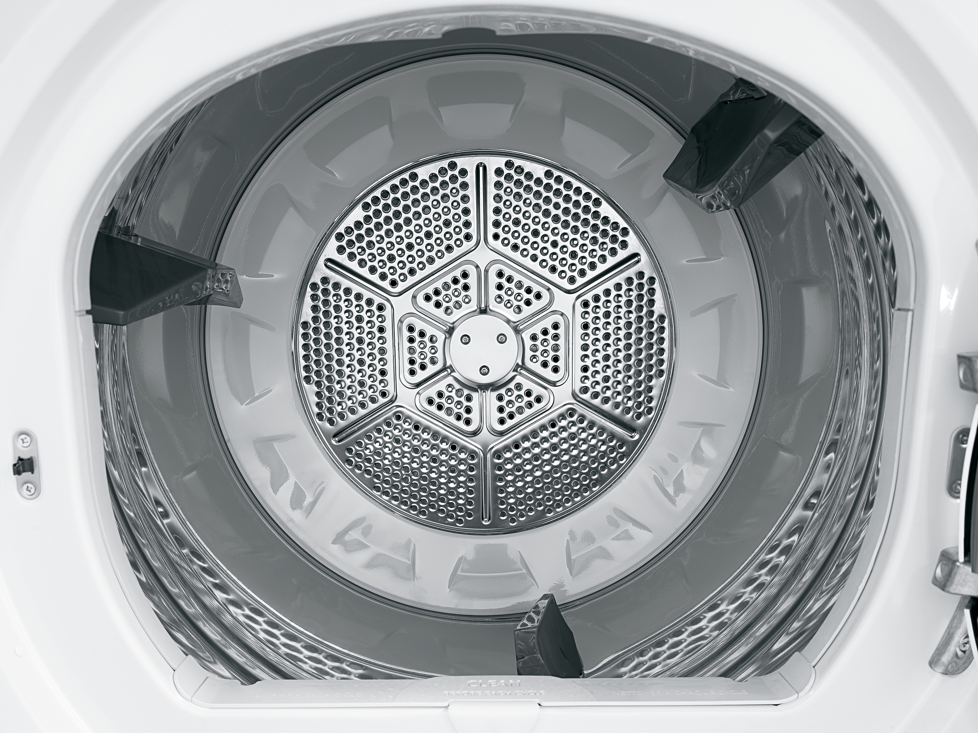 7.5 cu. ft. capacity frontload dryer with Steam and stainless steel drum GFDS150EDWW