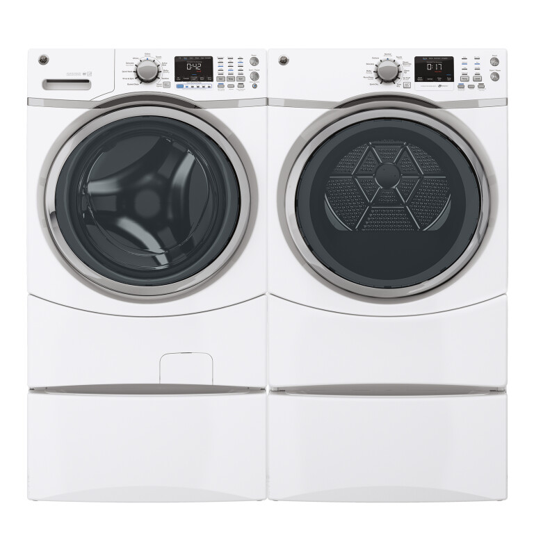 7.5 cu. ft. capacity frontload dryer with steam GFDS170EHWW