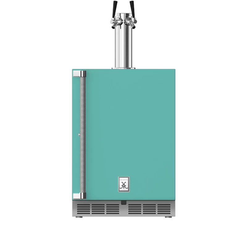 24" Undercounter Double Faucet Beer Dispenser GFDSR242