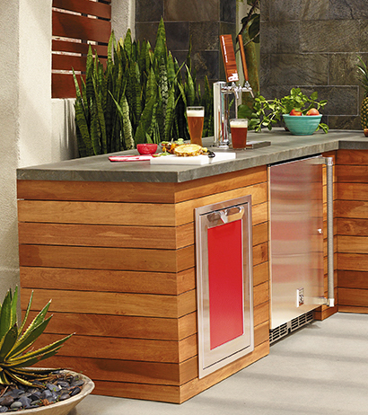 24" Outdoor Double Faucet Beer Dispenser GFDSR242GG