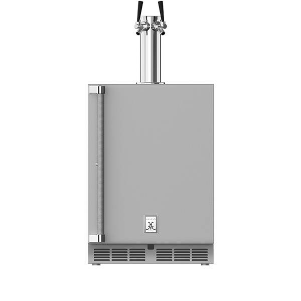 24" Undercounter Double Faucet Beer Dispenser GFDSR242