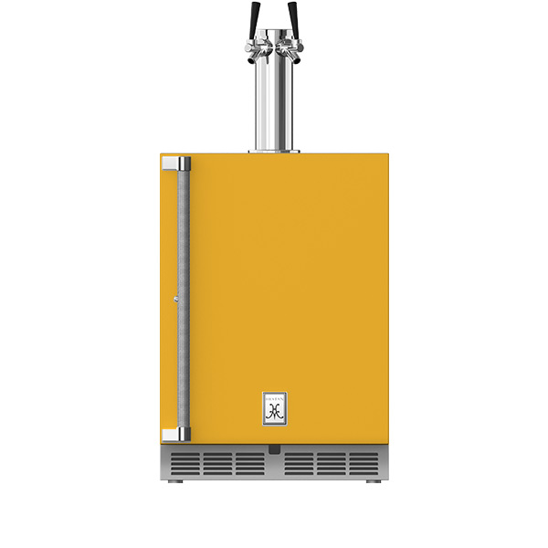 24" Outdoor Double Faucet Beer Dispenser GFDSR242YW