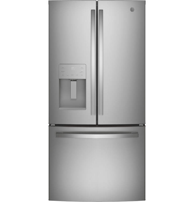 GE 23.6 Cu. Ft. French-Door Refrigerator Stainless Steel GFE24JSKSS Picture 1