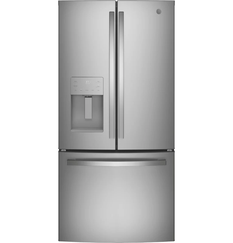 GE 23.6 Cu. Ft. French-Door Refrigerator Gray GFE24JYKFS Picture 1