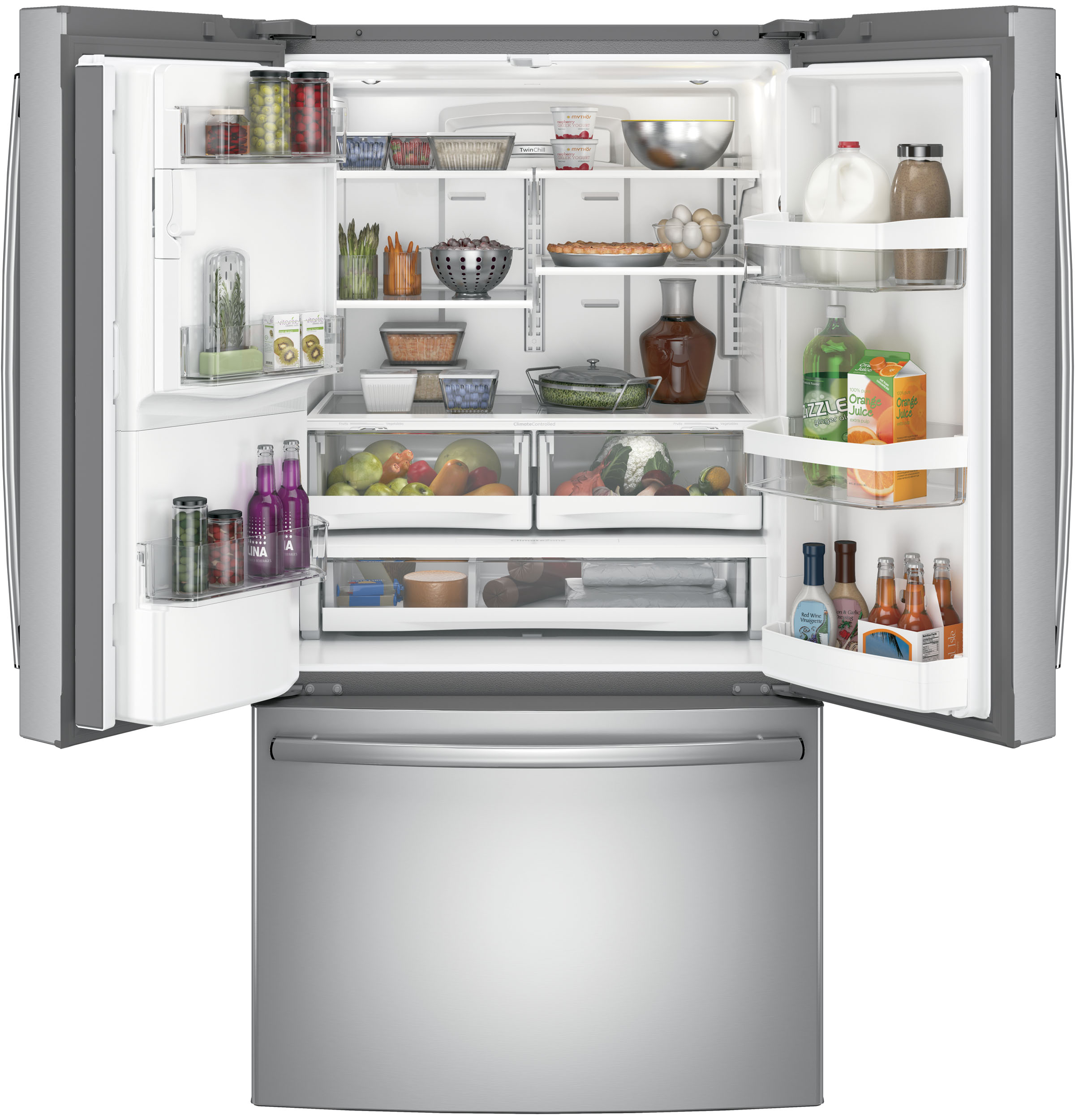 25.8 Cu. Ft. French-Door Refrigerator GFE26GSKSS