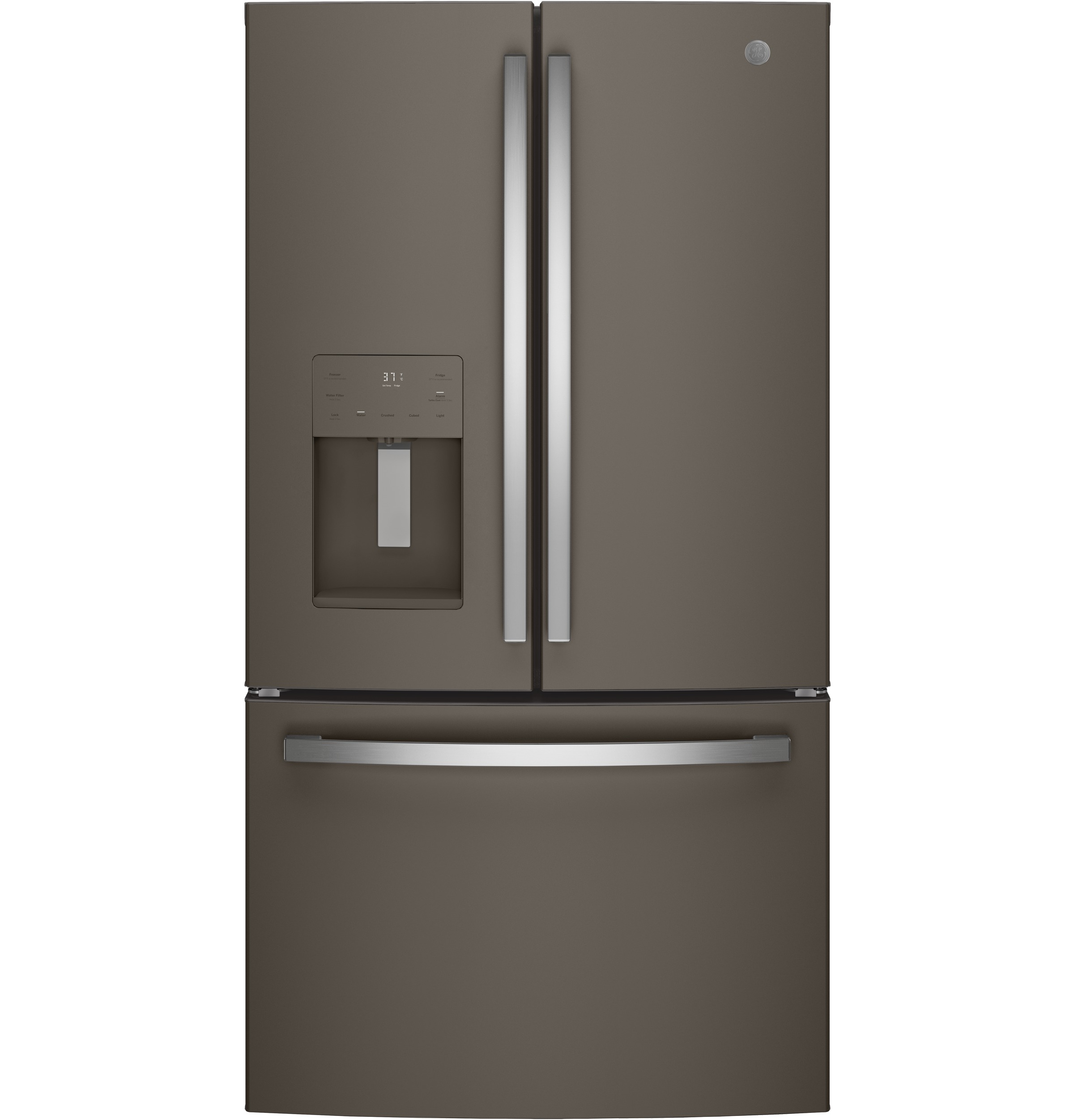 GE 25.7 Cu. Ft. French-Door Refrigerator Slate GFE26JMMES Picture 1