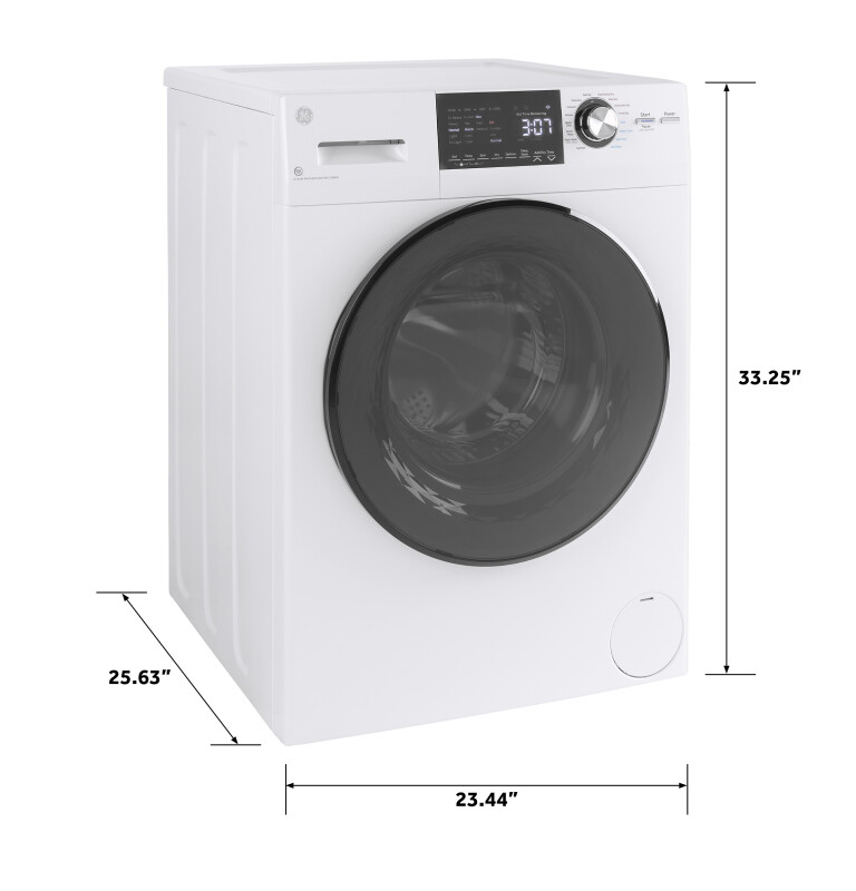 24" 2.4 cu. ft.Capacity Front Load Washer/Condenser Dryer Combo GFQ14ESSNWW