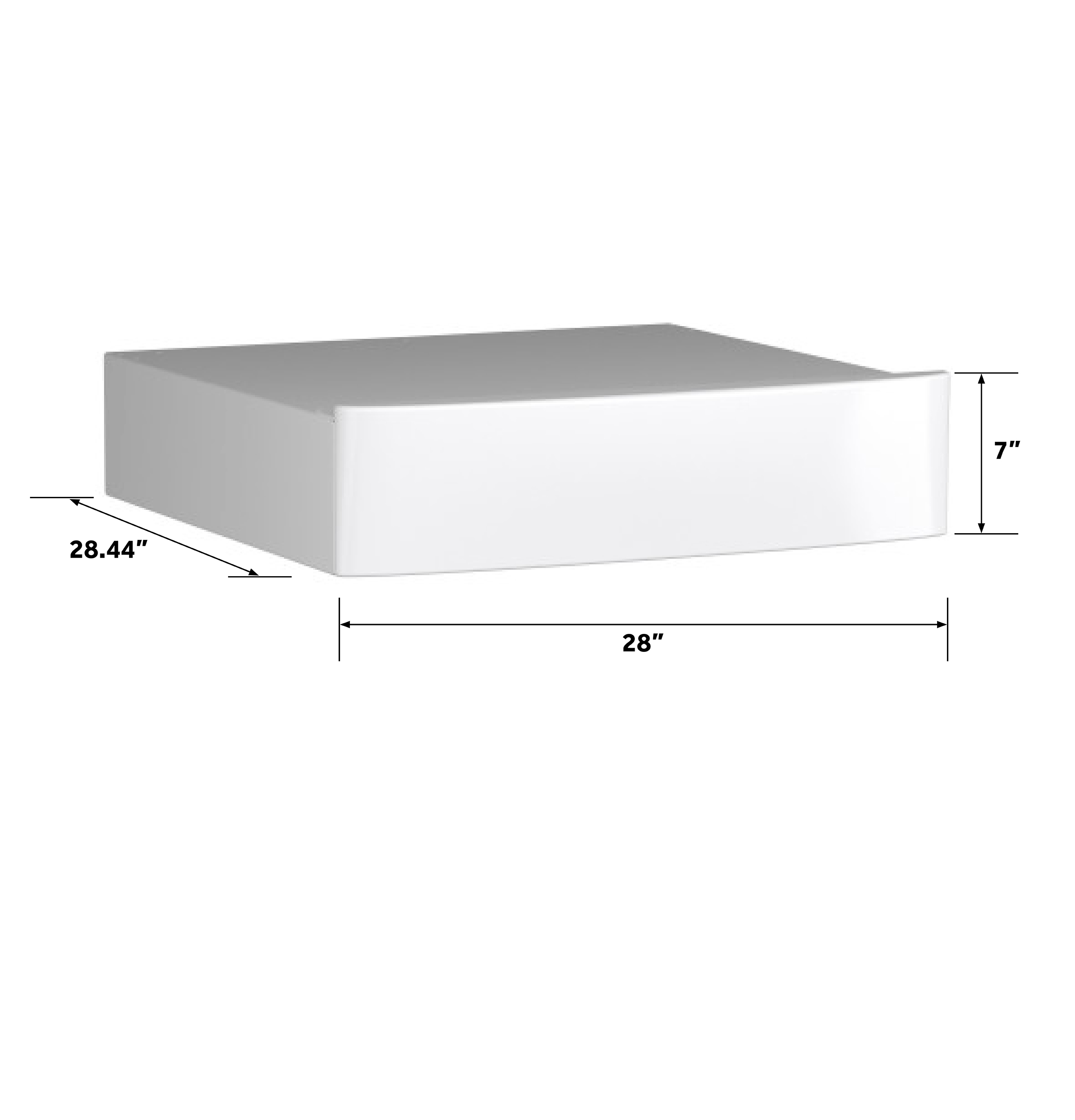 Laundry 7" RightHeight Riser GFR0728SNWW