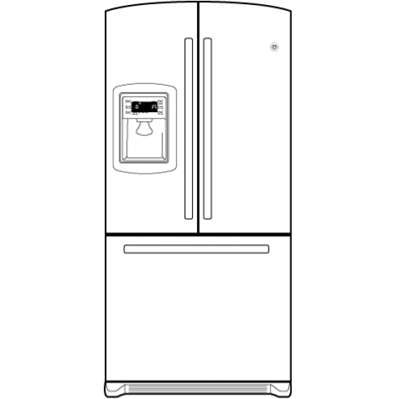 25.9 Cu. Ft. French-Door Refrigerator with Icemaker GFSF6KKXWW