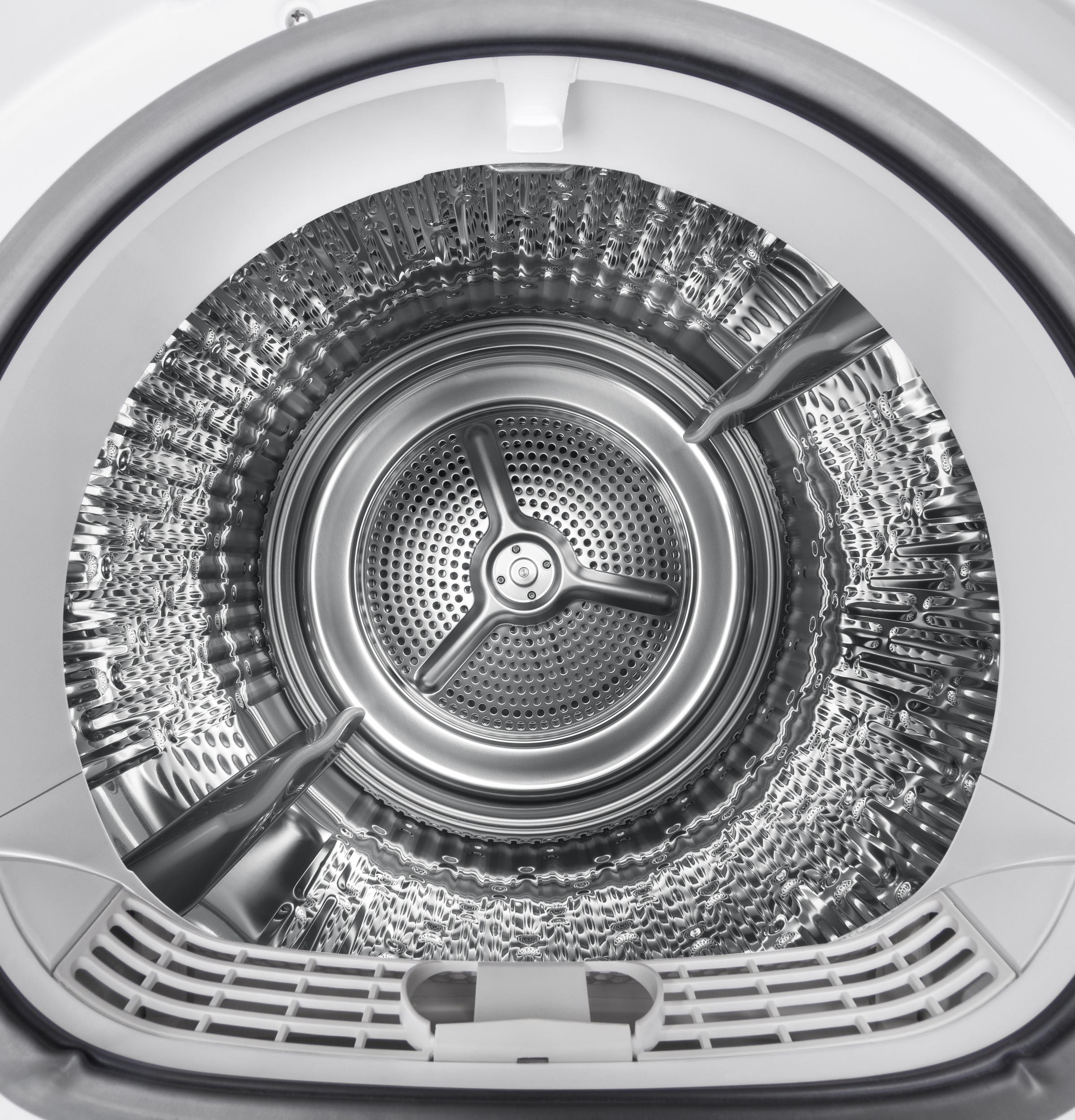 4.0 cu.ft. Capacity 24" Ventless Condenser Frontload Electric Dryer with Stainless Steel Basket GFT14ESSLWW