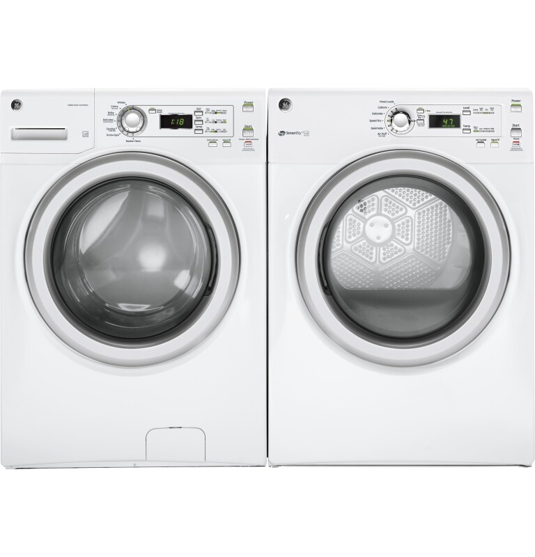 Long Vent 7.0 cu. ft. capacity electric dryer GFV40ESCMWW