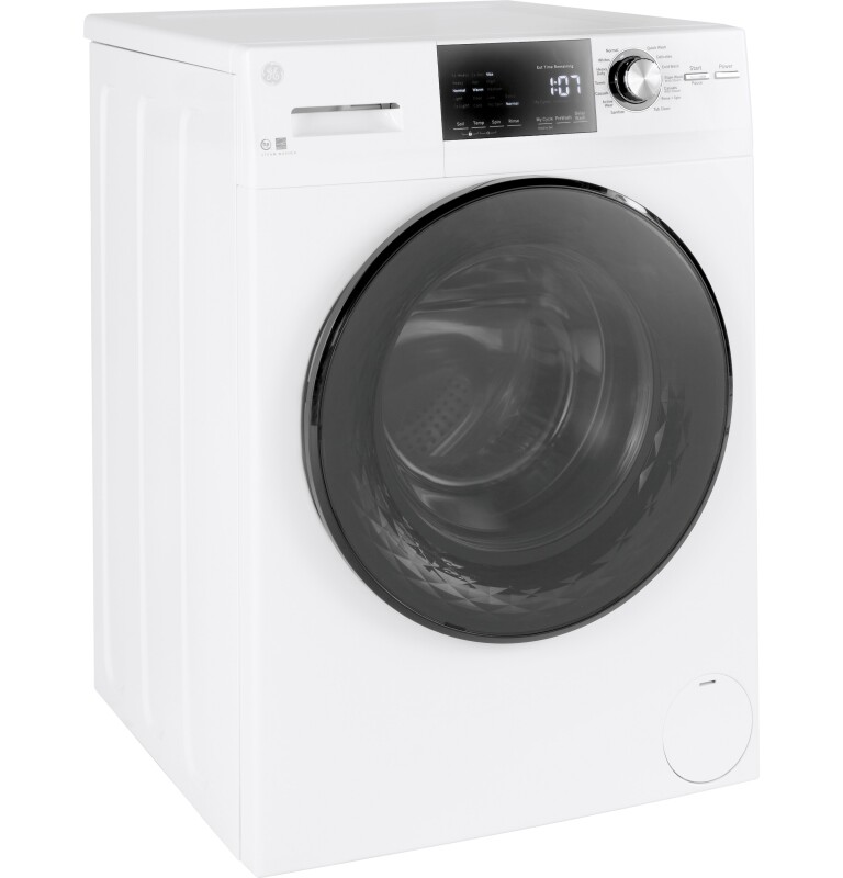24" 2.4 Cu. Ft. Front Load Washer with Steam GFW148SSMWW