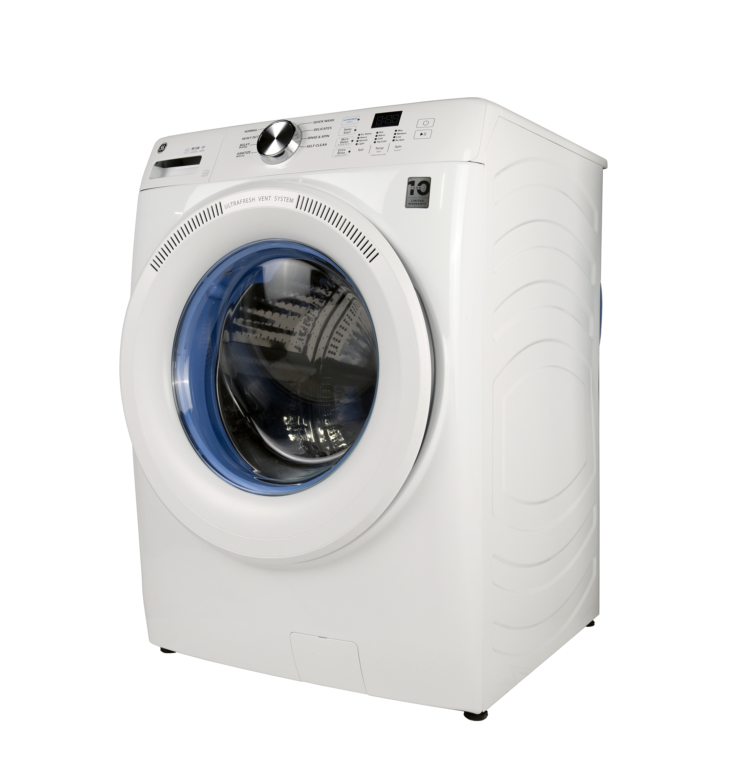 4.6 cu. ft. Capacity Smart Front Load Washer with UltraFresh Vent System with OdorBlock GFW350SSYWW