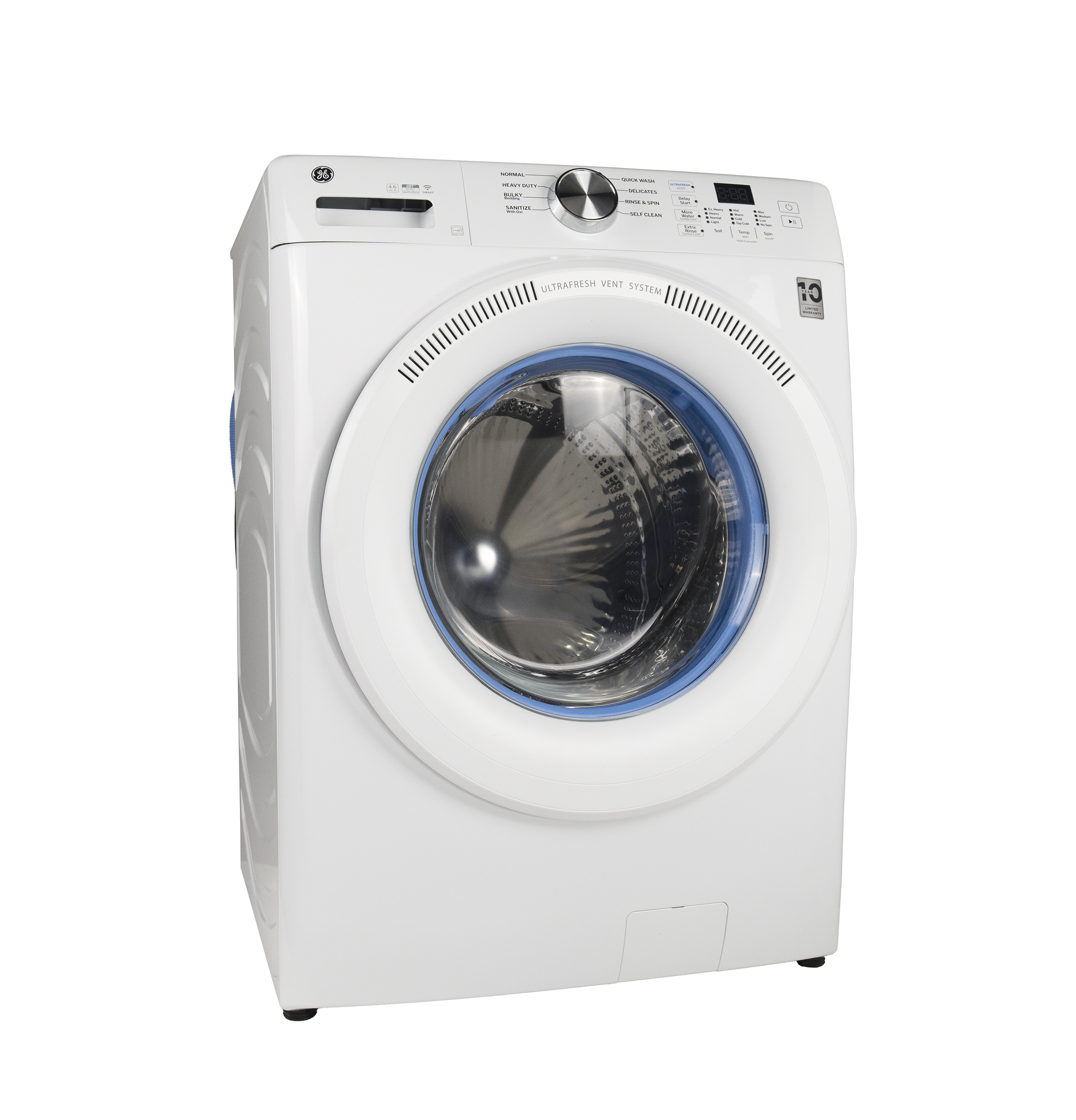 4.6 cu. ft. Capacity Smart Front Load Washer with UltraFresh Vent System with OdorBlock GFW350SSYWW