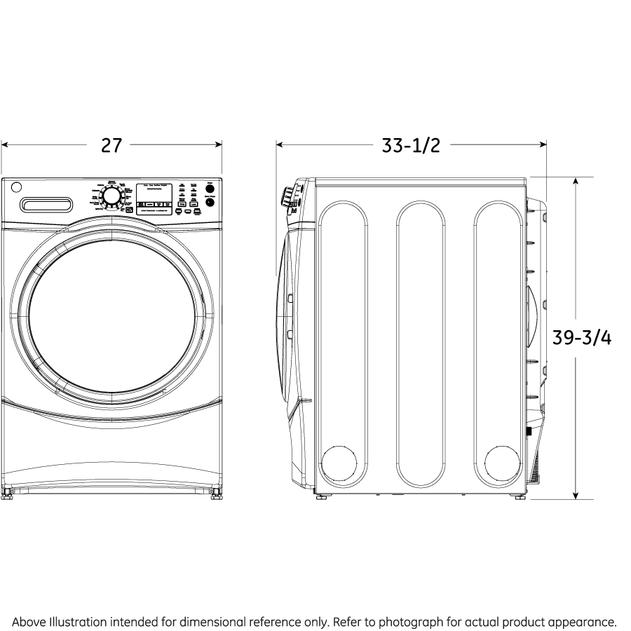 4.1 DOE Cu. Ft. Capacity Frontload Washer GFW400SCKWW