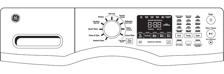 4.5 cu. ft. Capacity Front Load Washer GFW430SSMWW