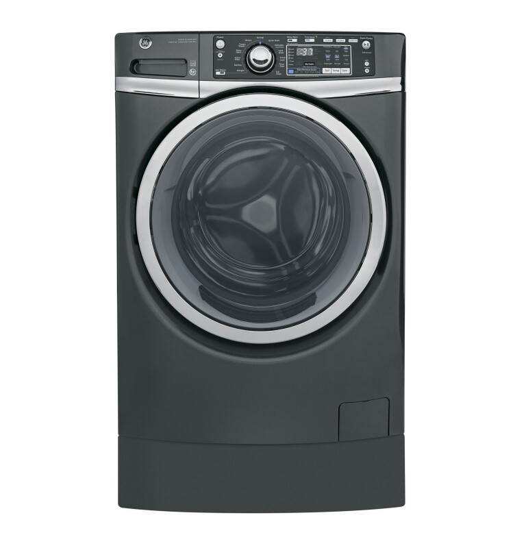 4.9 DOE cu. ft. Capacity RightHeight Front Load Washer with Steam GFW490RPKDG