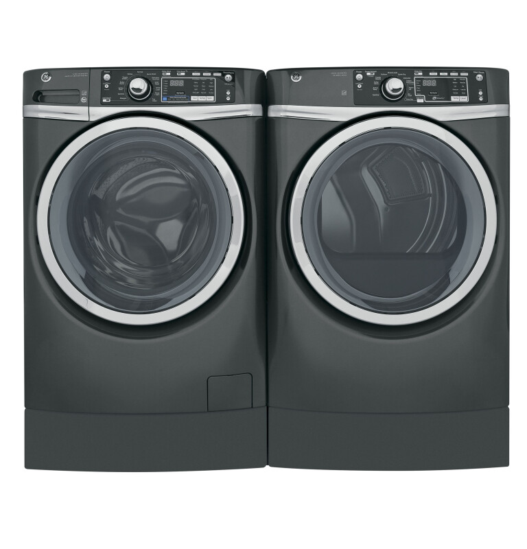 4.9 DOE cu. ft. Capacity RightHeight Front Load Washer with Steam GFW490RPKDG