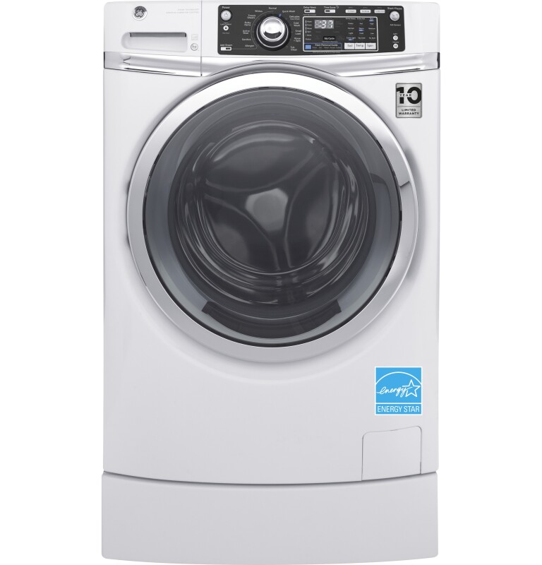 4.9 DOE cu. ft. Capacity RightHeight Front Load Washer with Steam GFW490RSKWW