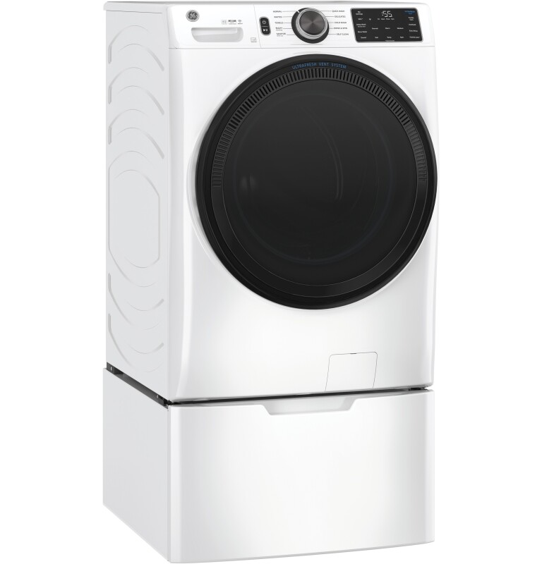 4.5 cu. ft. Capacity Smart Front Load Washer with UltraFresh Vent System with OdorBlock and Sanitize w/Oxi GFW510SCNWW