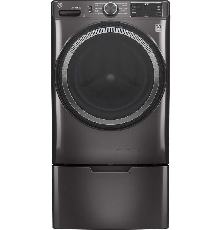 4.8 cu. ft. Capacity Smart Front Load Washer with UltraFresh Vent System with OdorBlock and Sanitize w/Oxi GFW550SPNDG