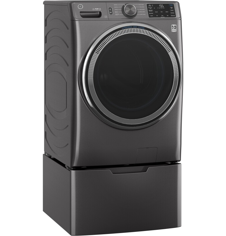 4.8 cu. ft. Capacity Smart Front Load Washer with UltraFresh Vent System with OdorBlock and Sanitize w/Oxi GFW550SPNDG
