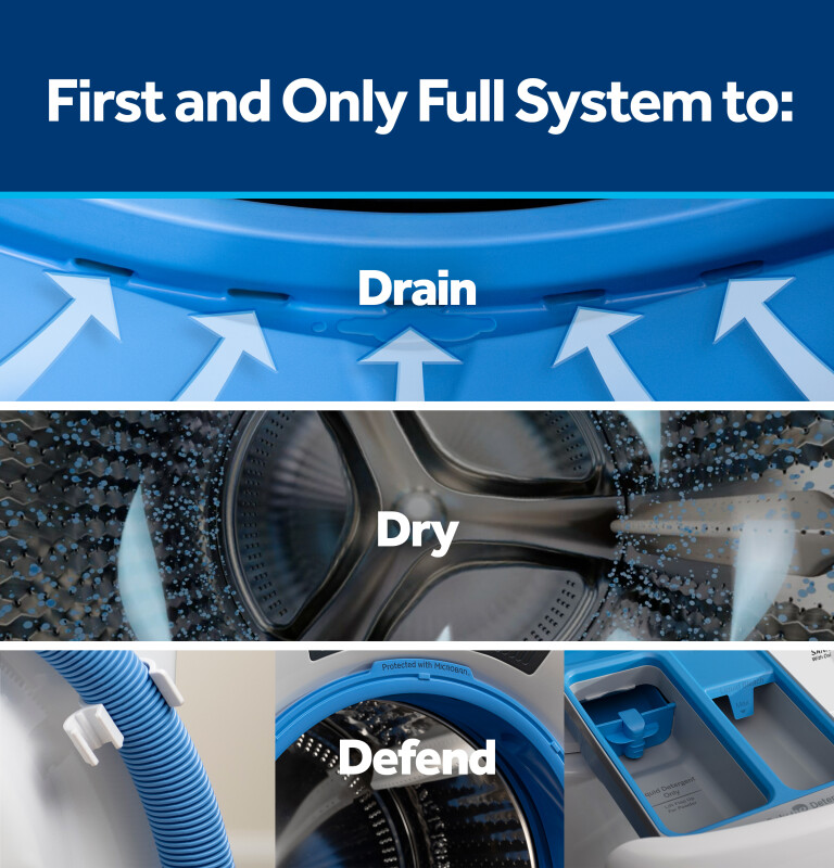 4.8 cu. ft. Capacity Smart Front Load Washer with UltraFresh Vent System with OdorBlock and Sanitize w/Oxi GFW550SSNWW