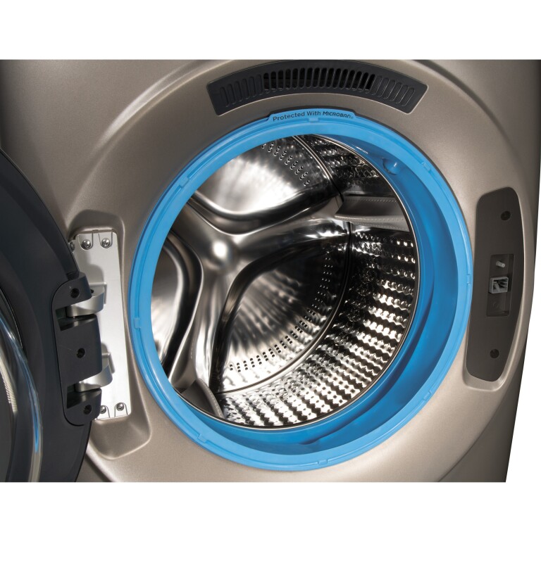 4.8 cu. ft. Capacity Smart Front Load Steam Washer with SmartDispense UltraFresh Vent System with OdorBlock and Steam GFW650SPNSN