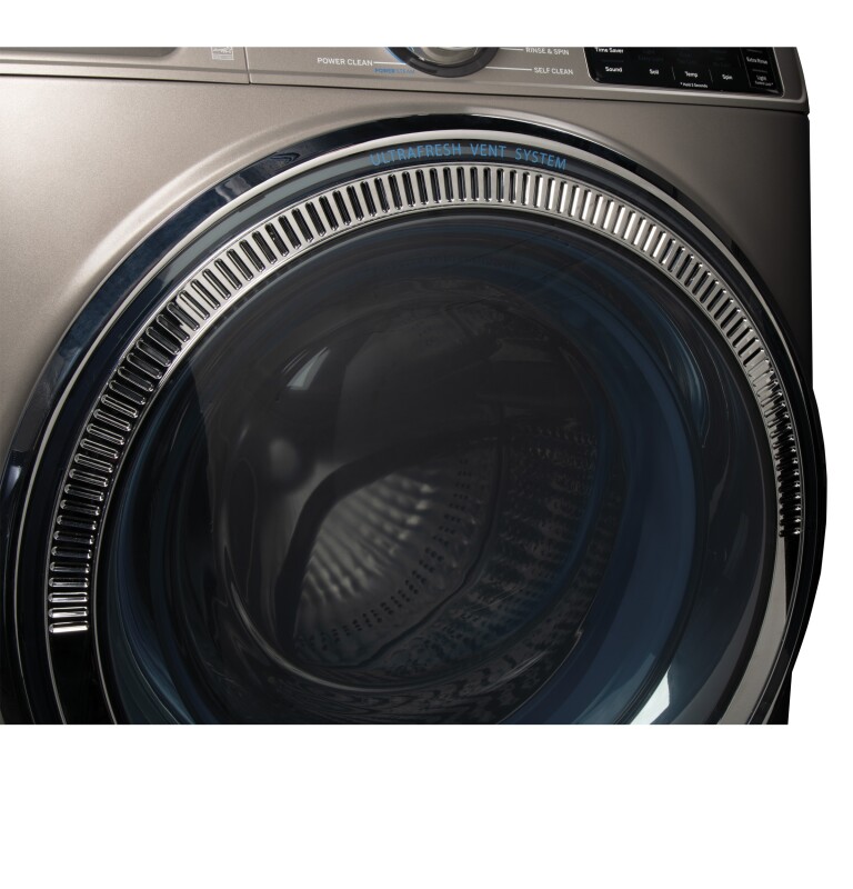 4.8 cu. ft. Capacity Smart Front Load Steam Washer with SmartDispense UltraFresh Vent System with OdorBlock and Steam GFW650SPNSN