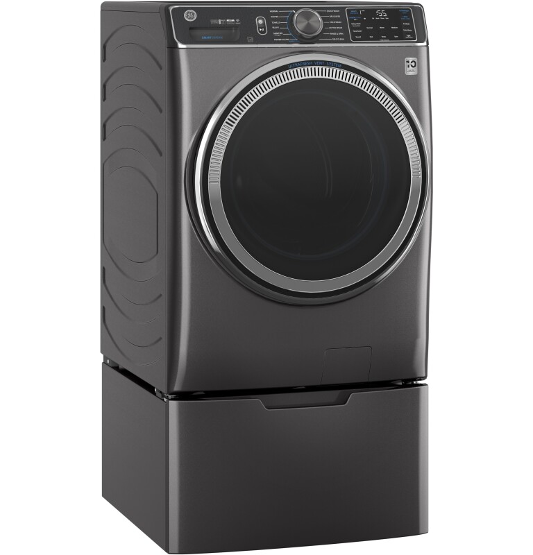 5.0 cu. ft. Capacity Smart Front Load Steam Washer with SmartDispense UltraFresh Vent System with OdorBlock and Steam GFW850SPNDG