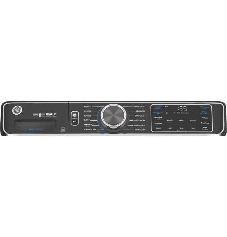 5.0 cu. ft. Capacity Smart Front Load Steam Washer with SmartDispense UltraFresh Vent System with OdorBlock and Steam GFW850SPNDG