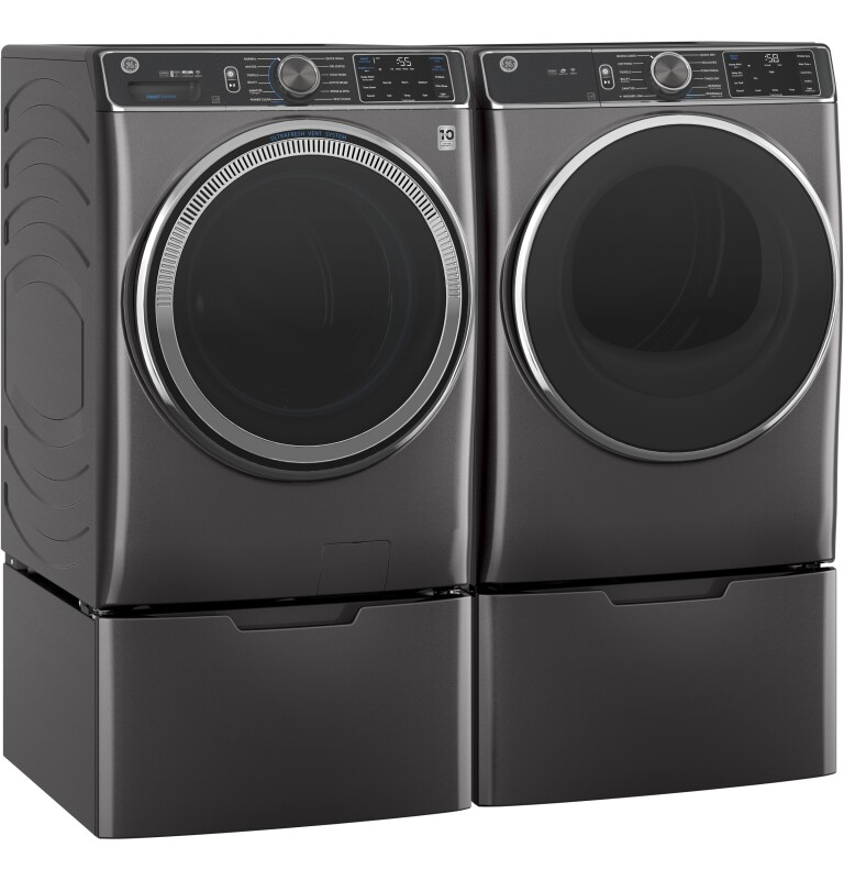 5.0 cu. ft. Capacity Smart Front Load Steam Washer with SmartDispense UltraFresh Vent System with OdorBlock and Steam GFW850SPNDG