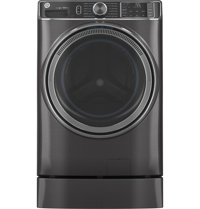 5.0 cu. ft. Capacity Smart Front Load Steam Washer with SmartDispense UltraFresh Vent System with OdorBlock and Steam GFW850SPNDG