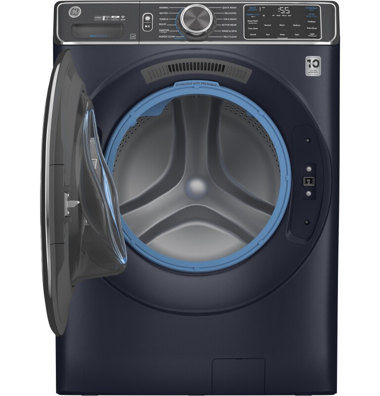 5.0 cu. ft. Capacity Smart Front Load Steam Washer with SmartDispense UltraFresh Vent System with OdorBlock and Steam GFW850SPNRS