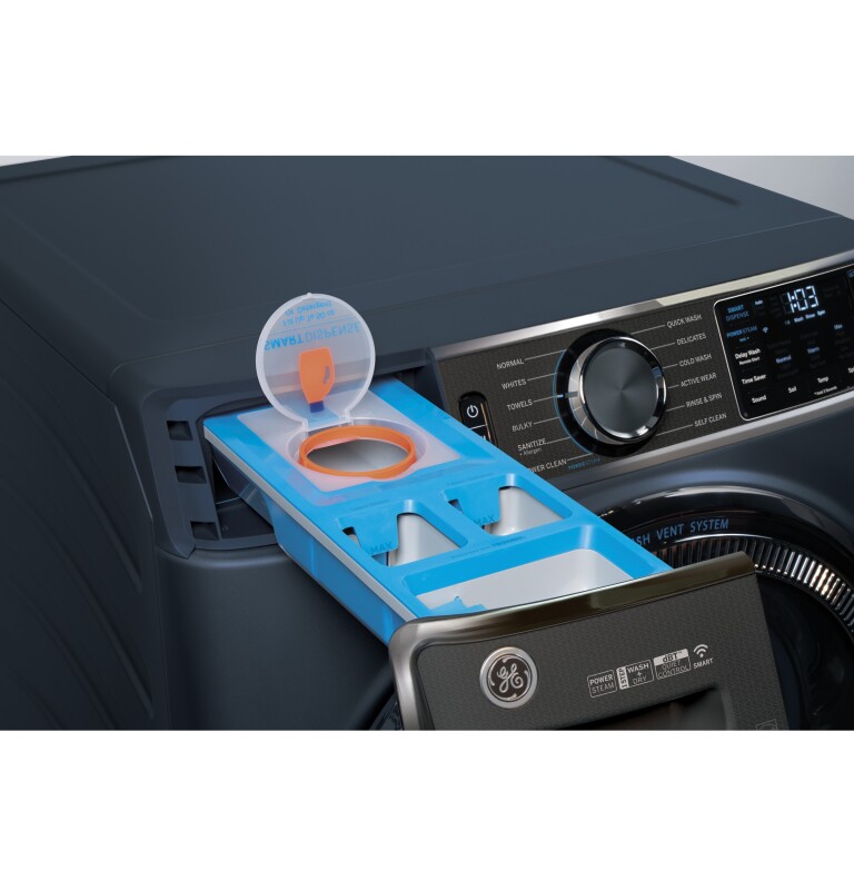 5.0 cu. ft. Capacity Smart Front Load Steam Washer with SmartDispense UltraFresh Vent System with OdorBlock and Steam GFW850SPNRS