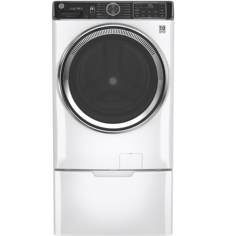 5.0 cu. ft. Capacity Smart Front Load Steam Washer with SmartDispense UltraFresh Vent System with OdorBlock and Steam GFW850SSNWW
